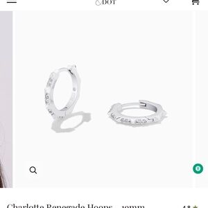 STELLA & DOT CHARLOTTE RENEGADE HOOPS